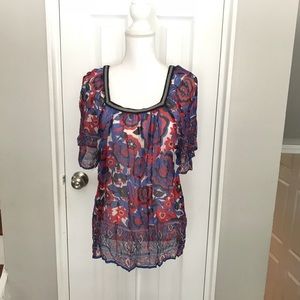 Lucky Brand Sheer Top